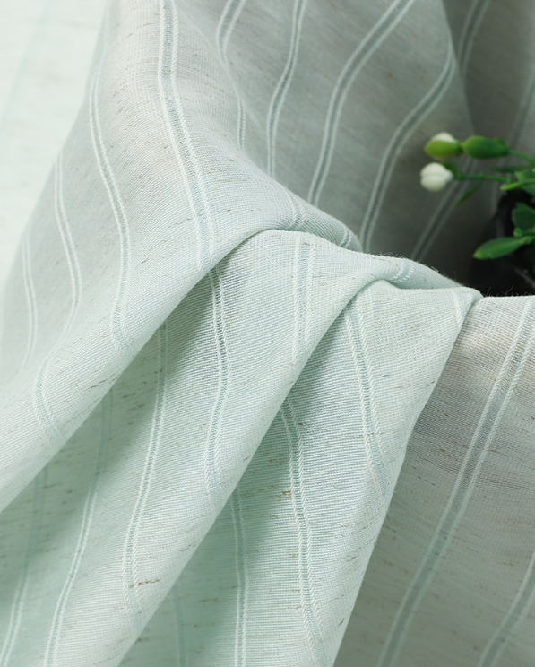 Viscose Linen Stripe Plain Weave