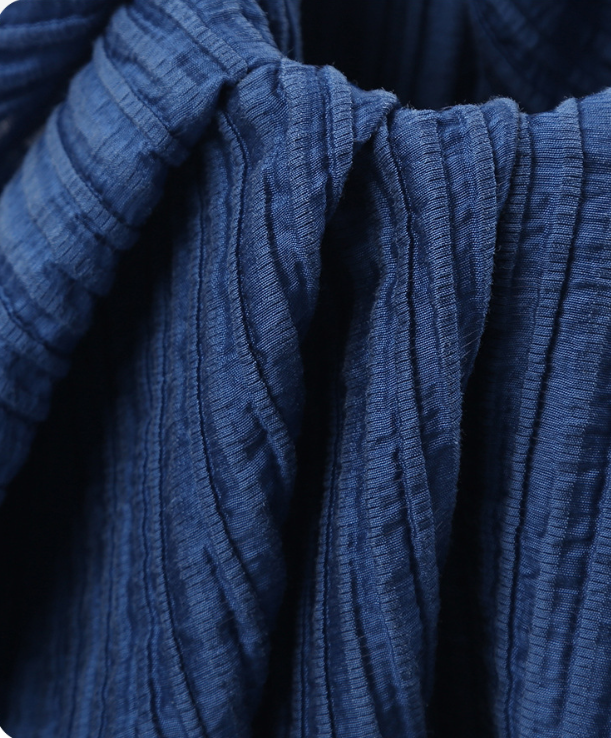 Crinkle Stripe Lyocell Plain Weave
