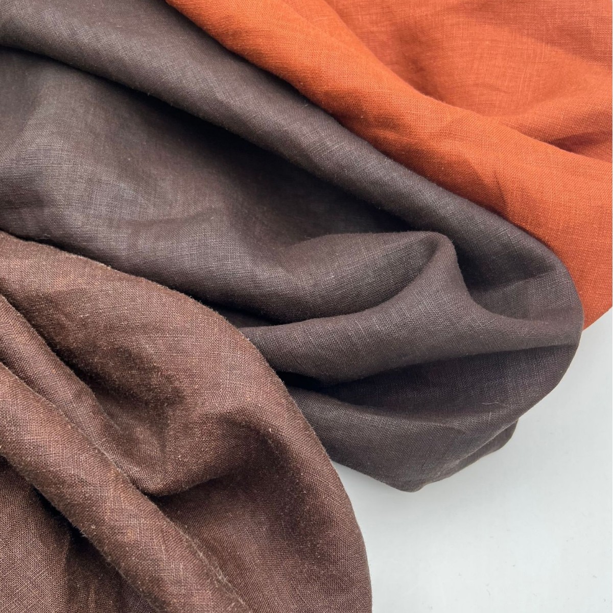 Xiangyun Mud-Dyed 100% Linen Plain Weave