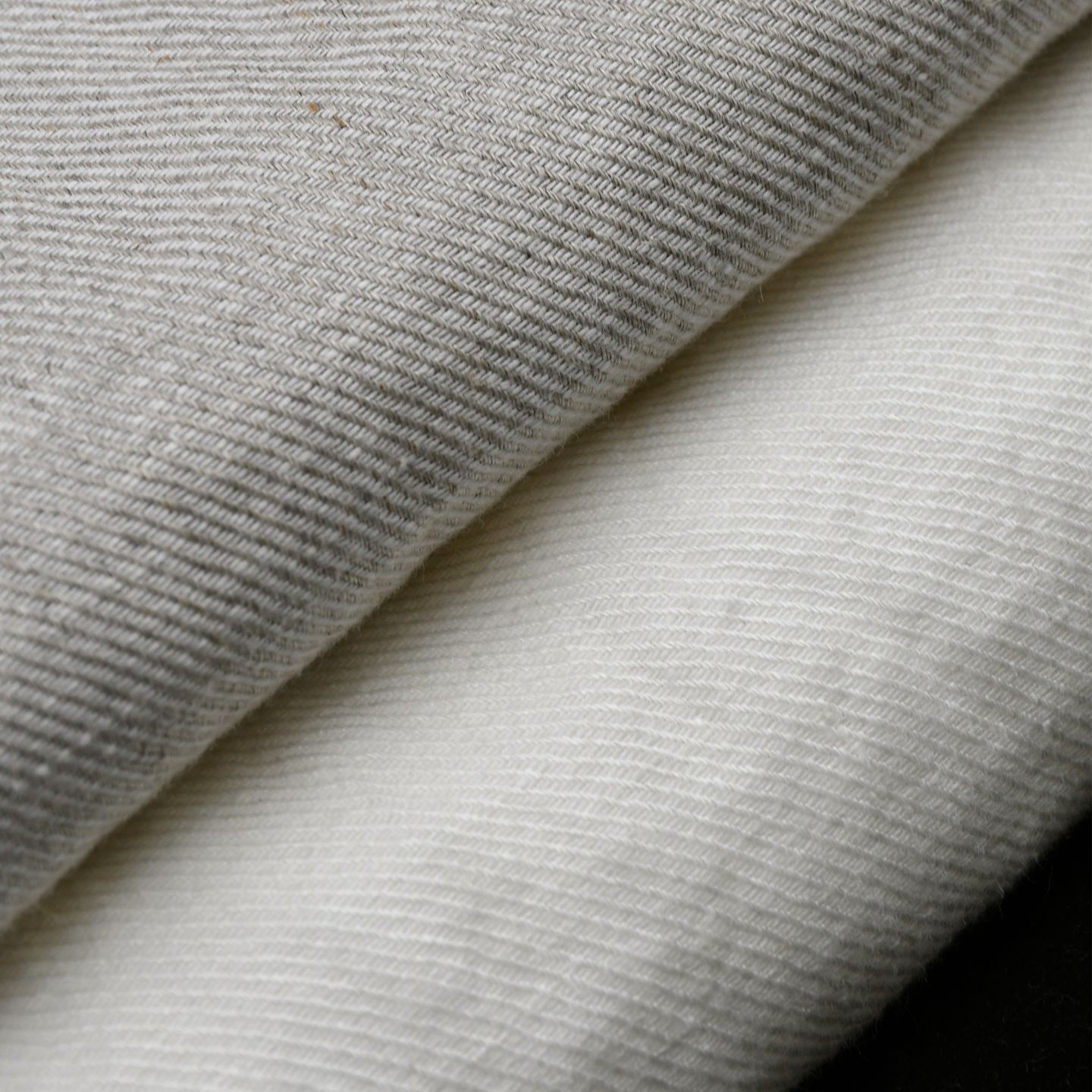Heavyweight Pure Linen Twill Fabric
