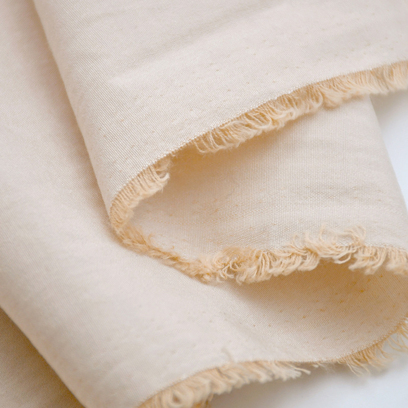 Yarn-Dyed Washed Cotton Silk Fabric