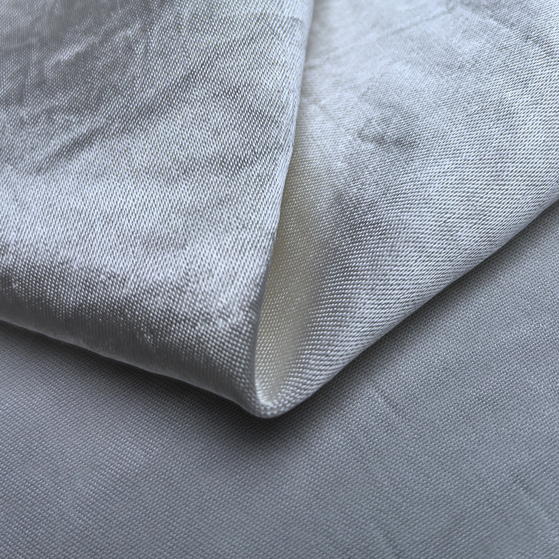 Lustrous Acetate Look Crepe Satin Fabric